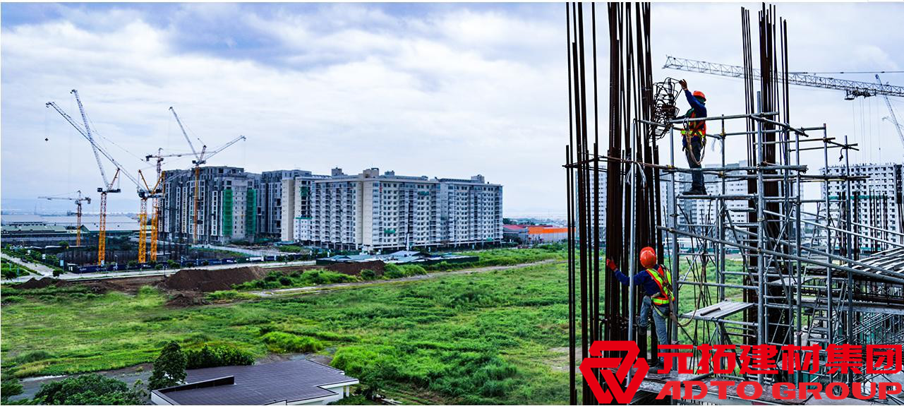 菲律賓建筑公司PH062客戶采購(gòu)元拓圓盤腳手架、鋼支撐、絲桿、鋁工字梁